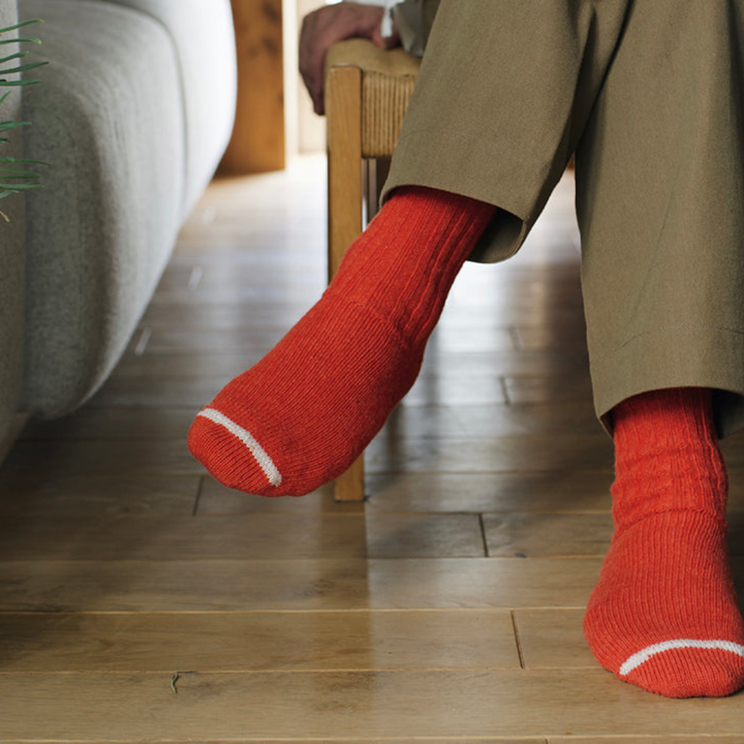 ウールリブソックス NISHIGUCHI KUTSUSHITA