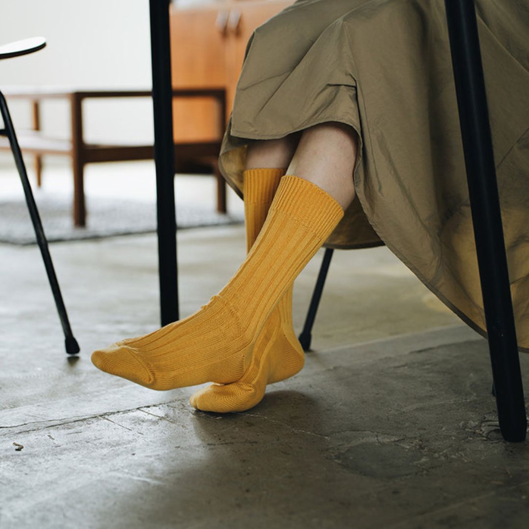 エジプトコットンリブソックス memeri