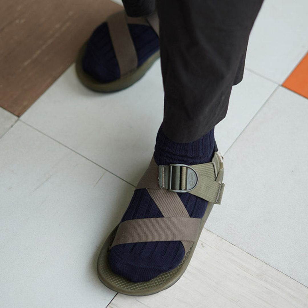 エジプトコットンリブソックス memeri