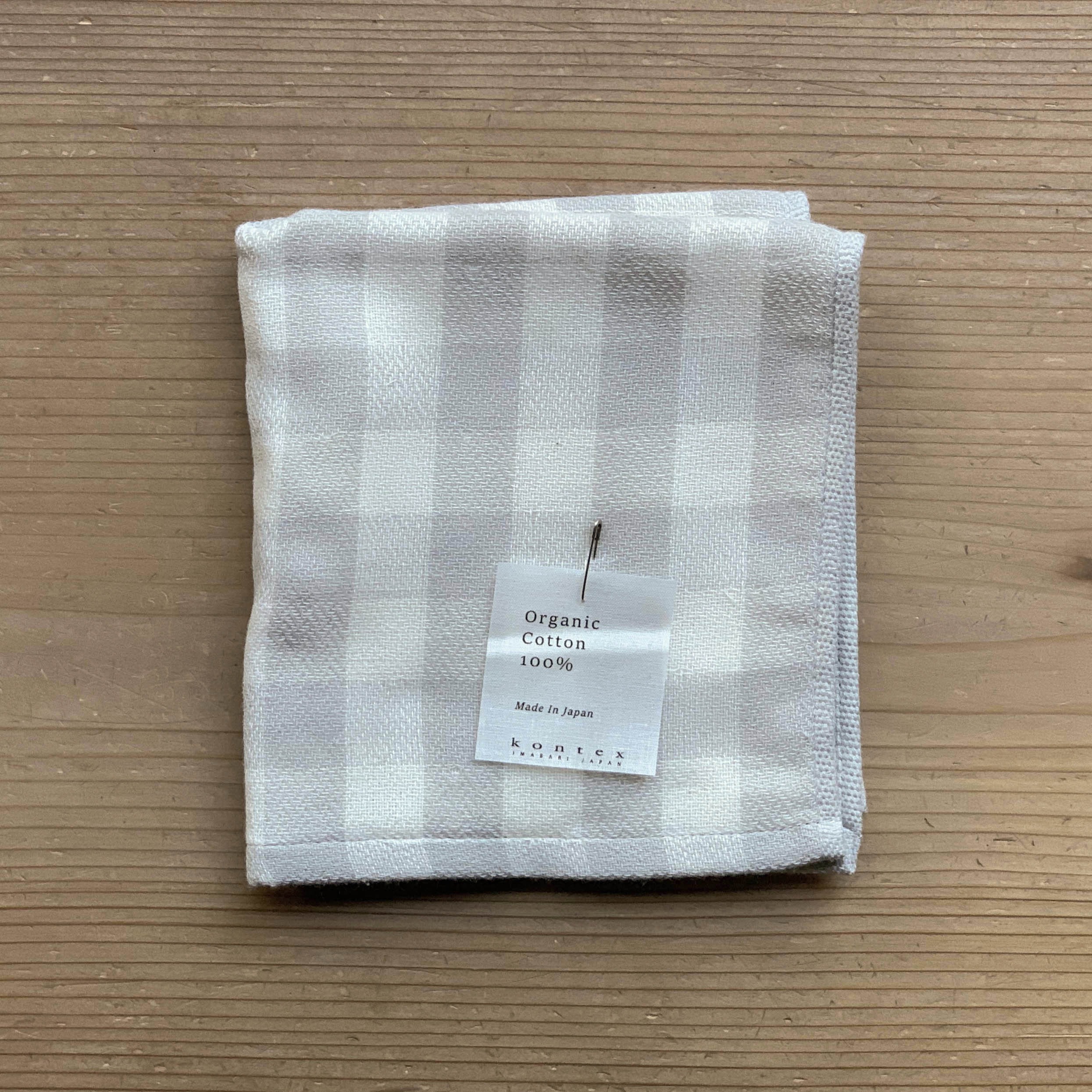 フランチェック(ゲストタオル) グレー*