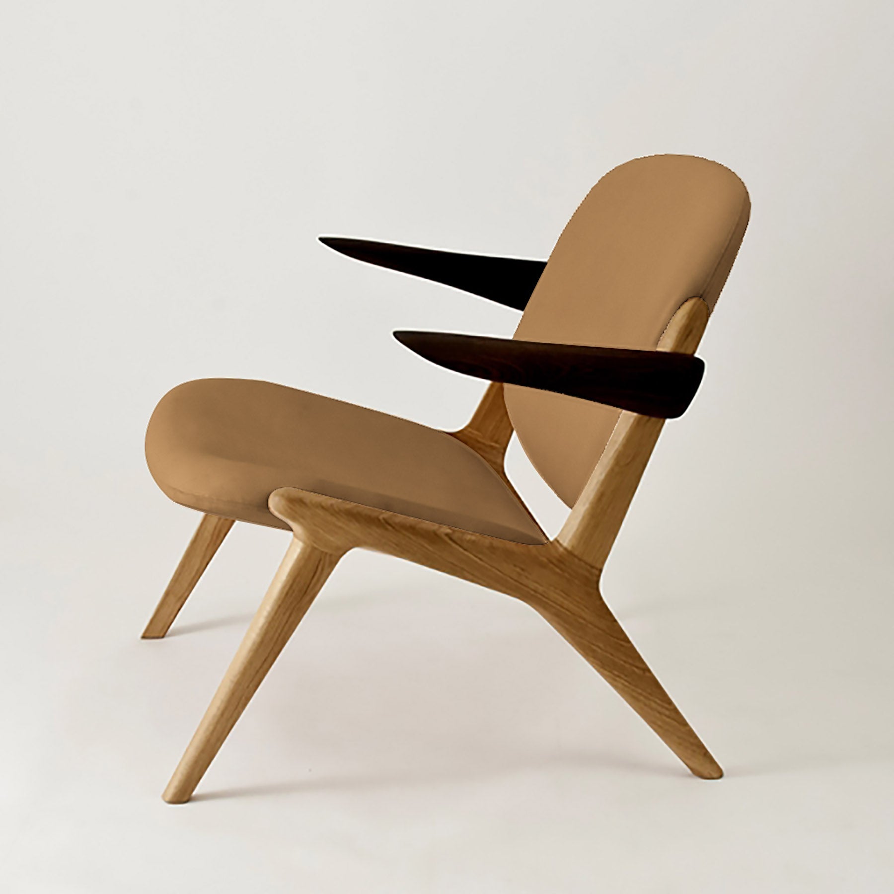 IS lounge 肘ウォールナットタイプ(革張り)