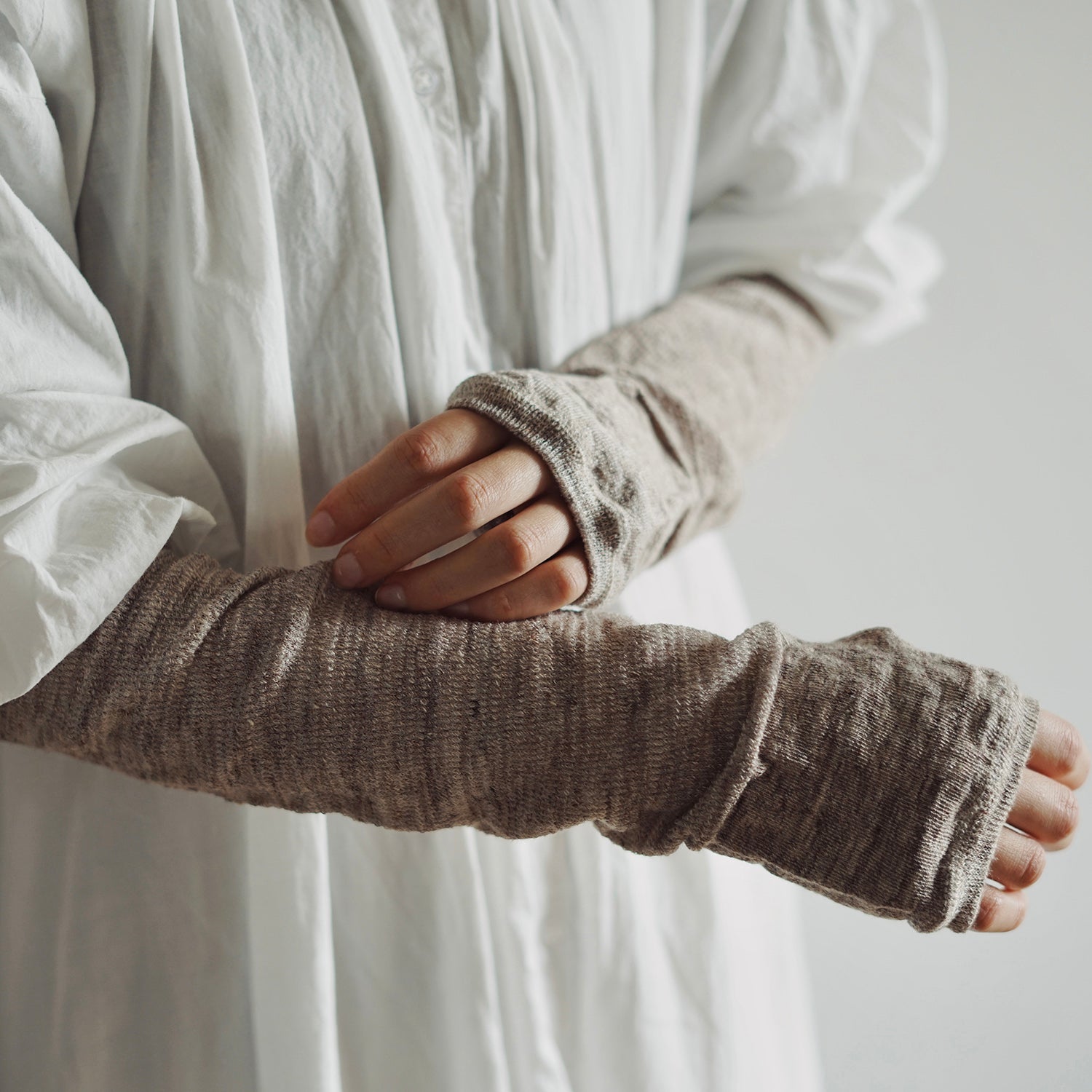 リネンアームカバー memeri