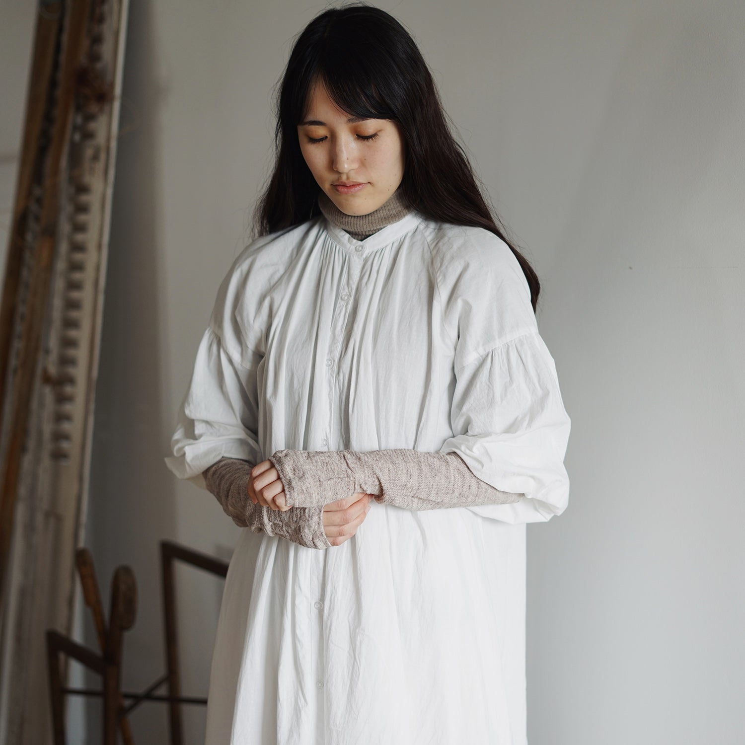 リネンアームカバー memeri