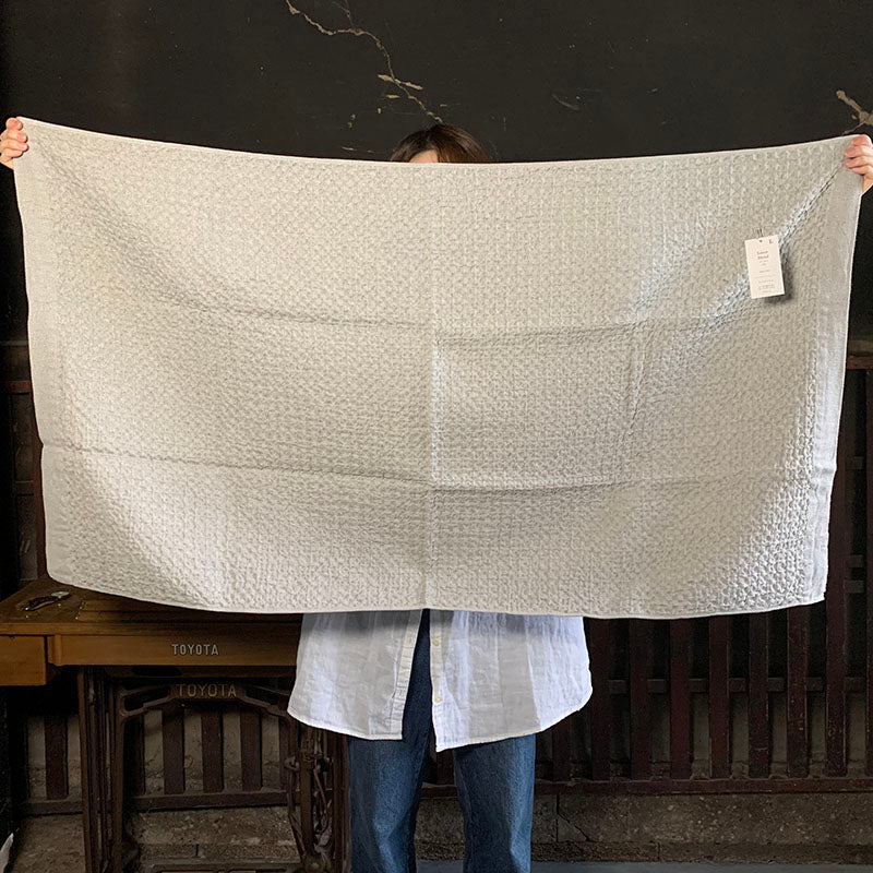 ヘザーワッフル(バスタオル) Lサイズ*