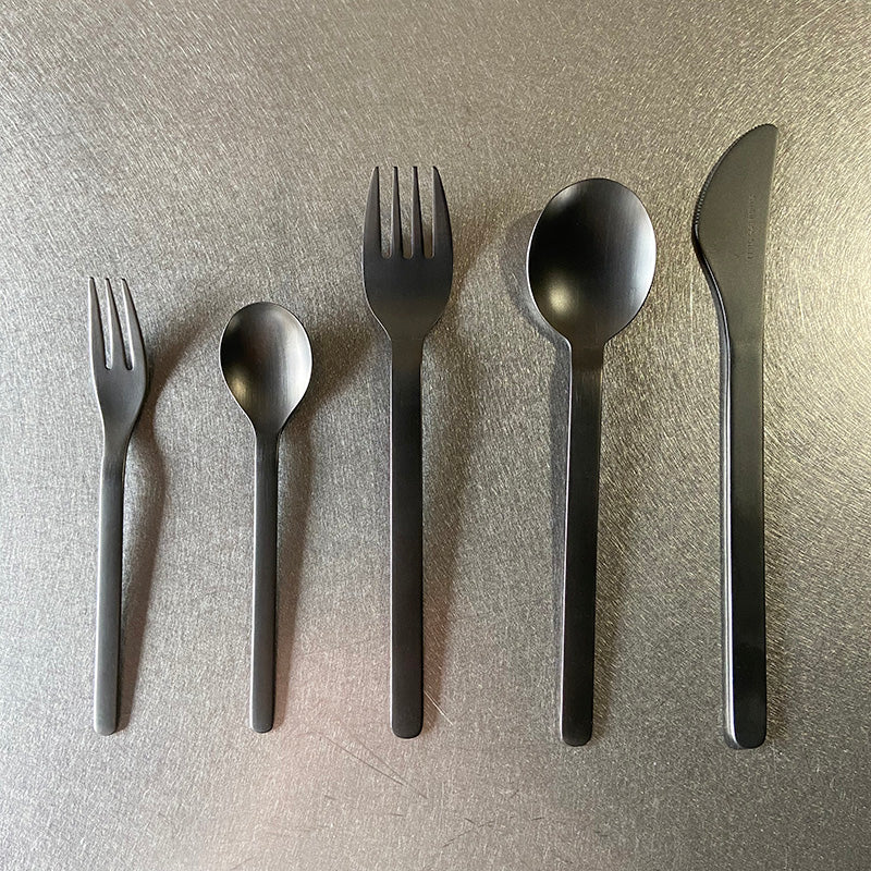機内食カトラリー スモールスプーン ブラック
