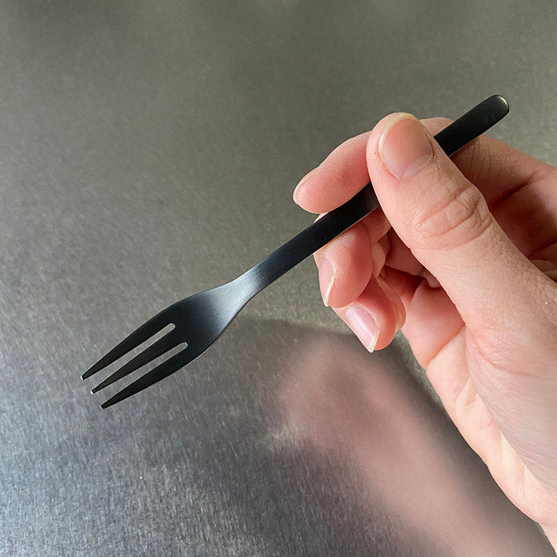 機内食カトラリー スモールフォーク ブラック