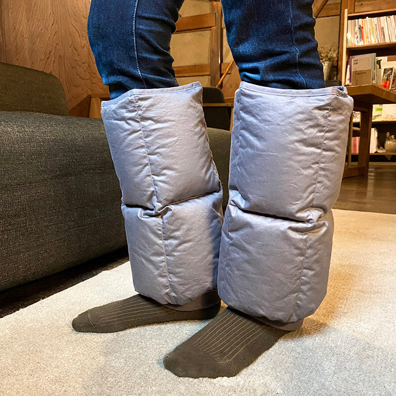 羽毛 レッグウォーマー