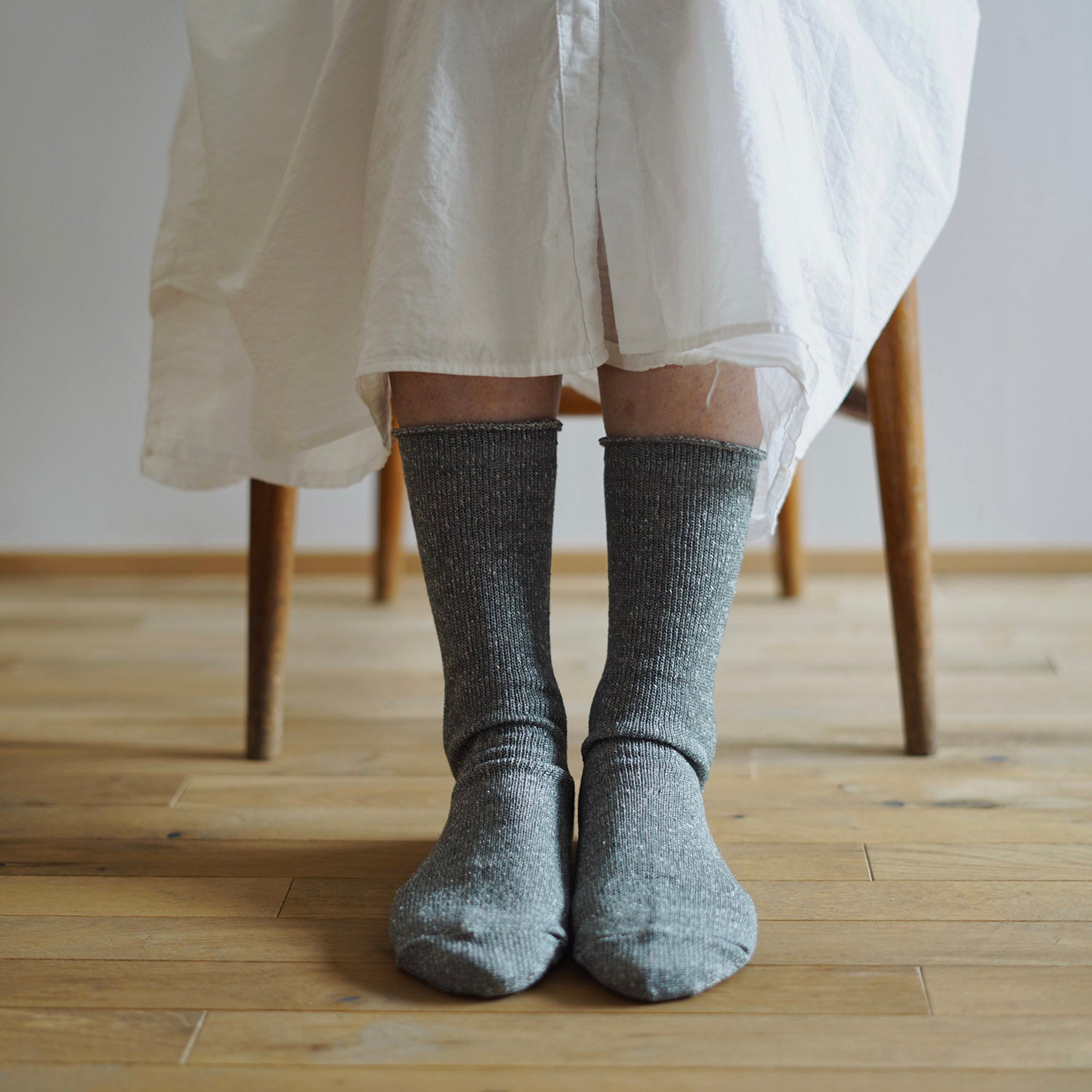 リネンシルクソックス memeri