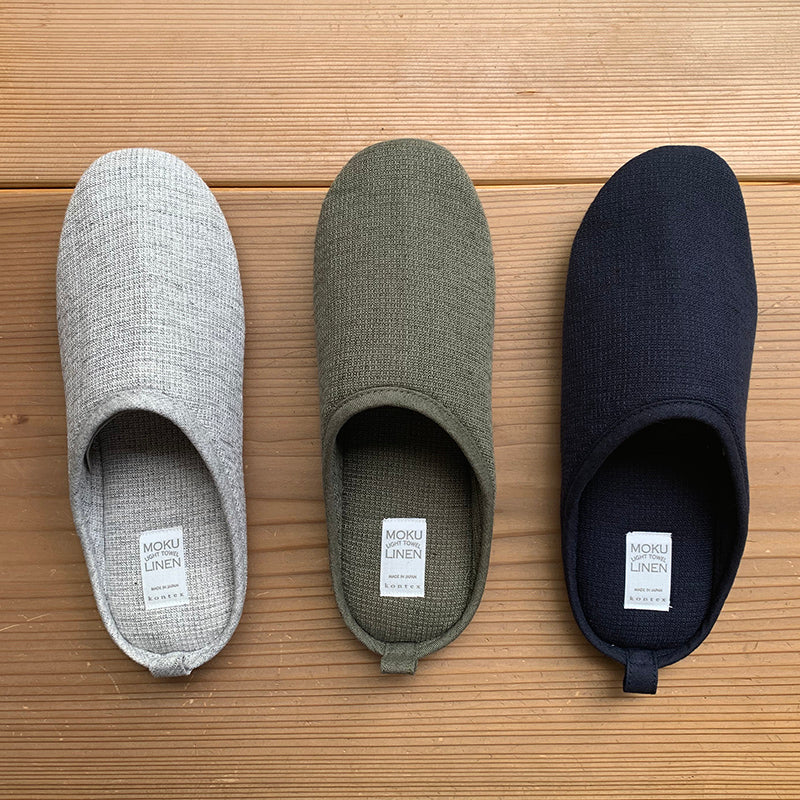 MOKUリネン(ルームシューズ)