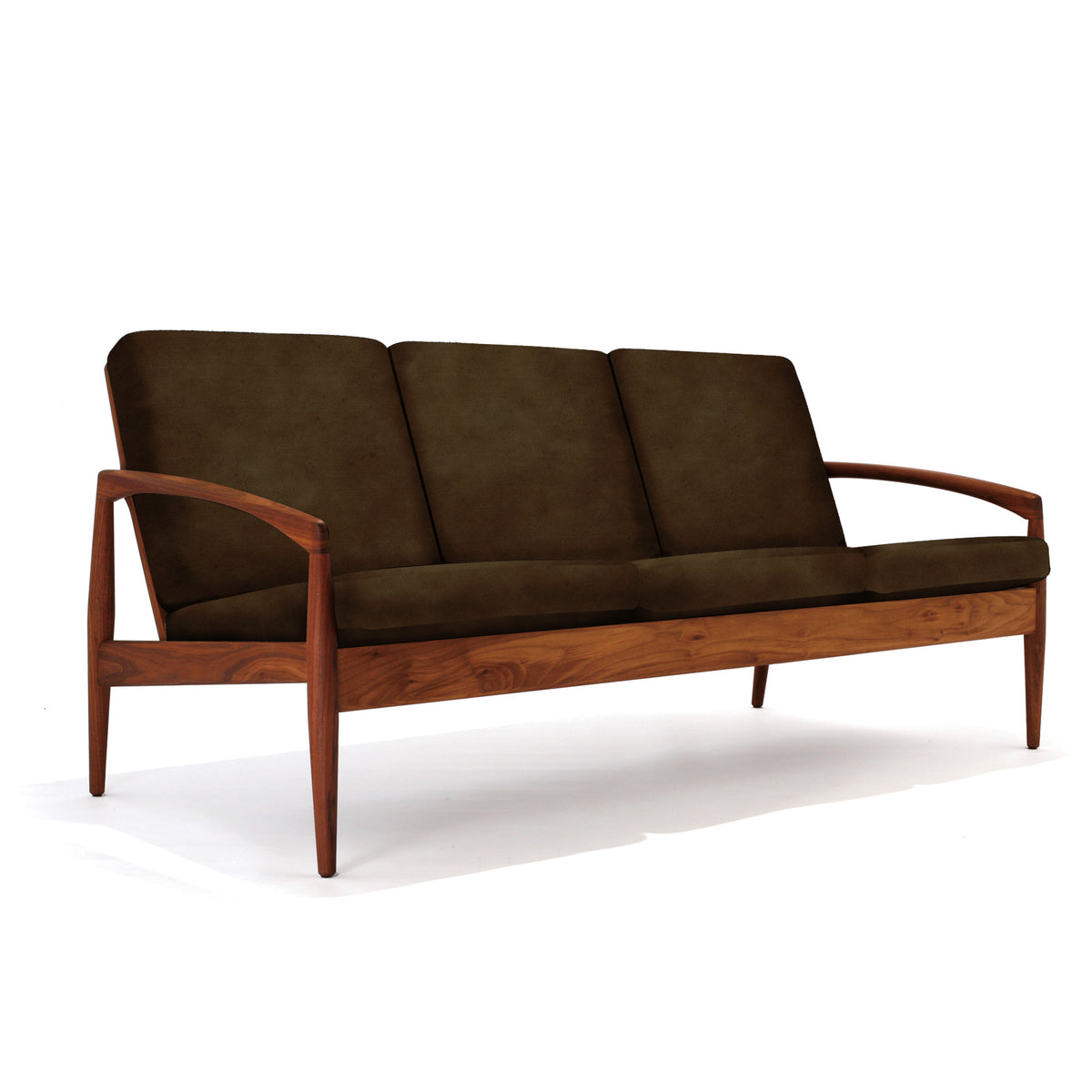 宮崎椅子製作所｜paper knife sofa 3P（革張り）｜カイ・クリスチャン 