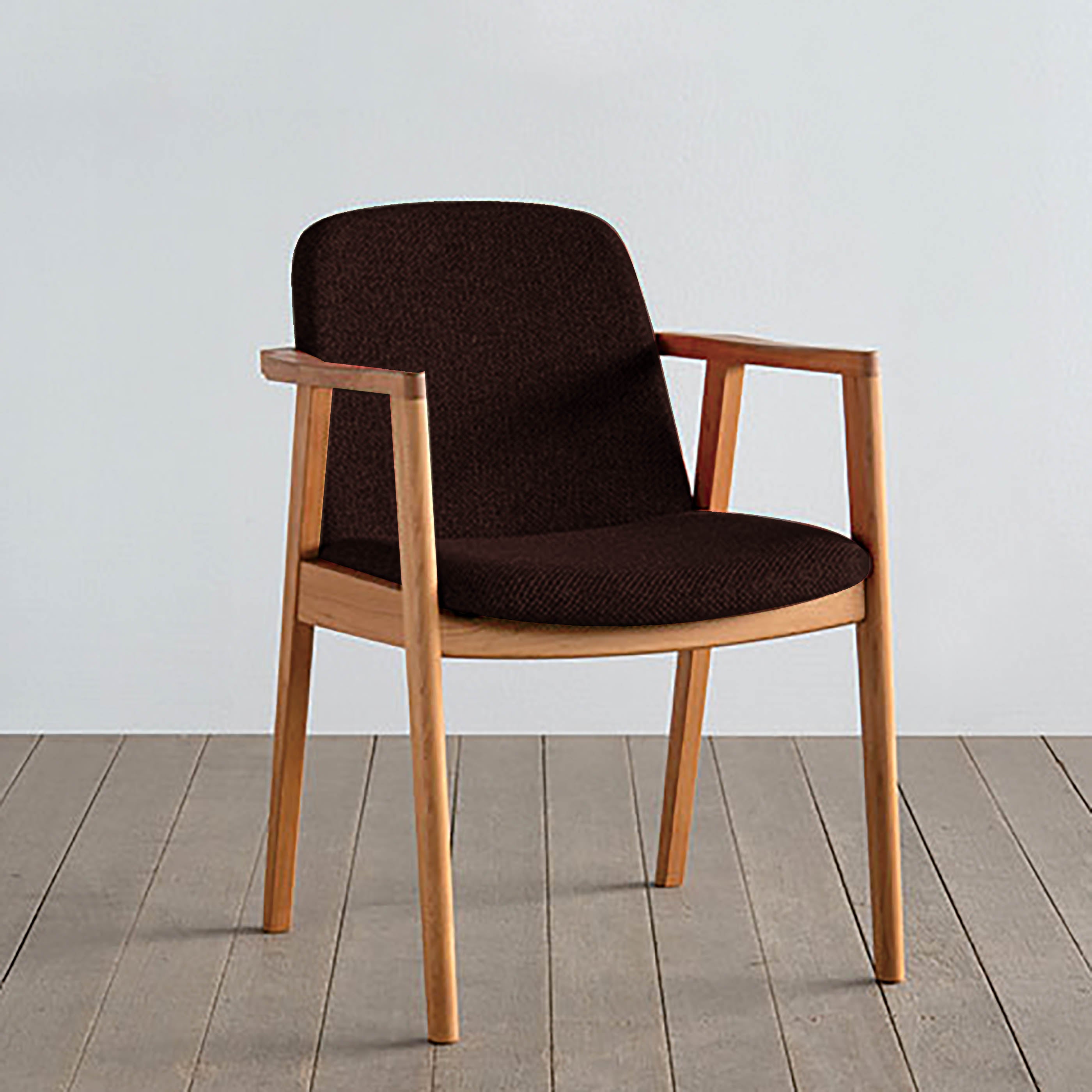 ラク アームチェア(革張り)