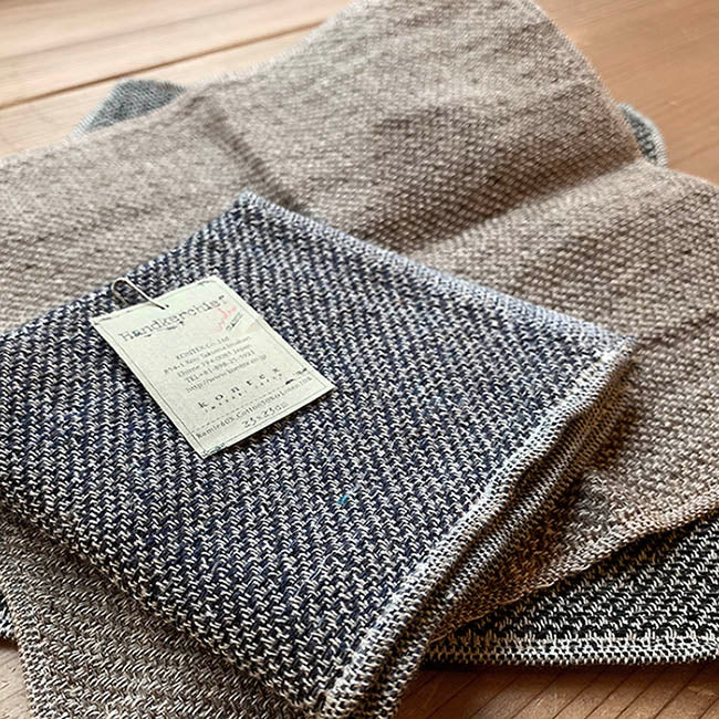 リネンツィード ハンカチ*