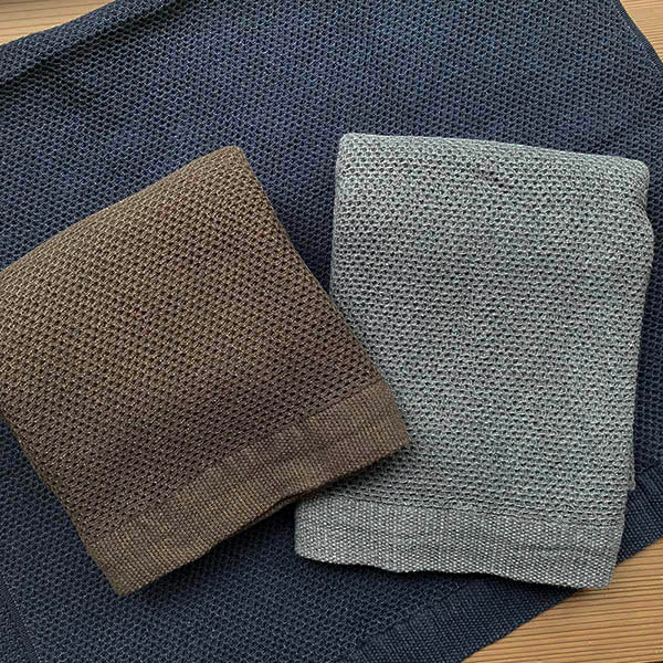 ヴィンテージワッフル(バスタオル) Lサイズ