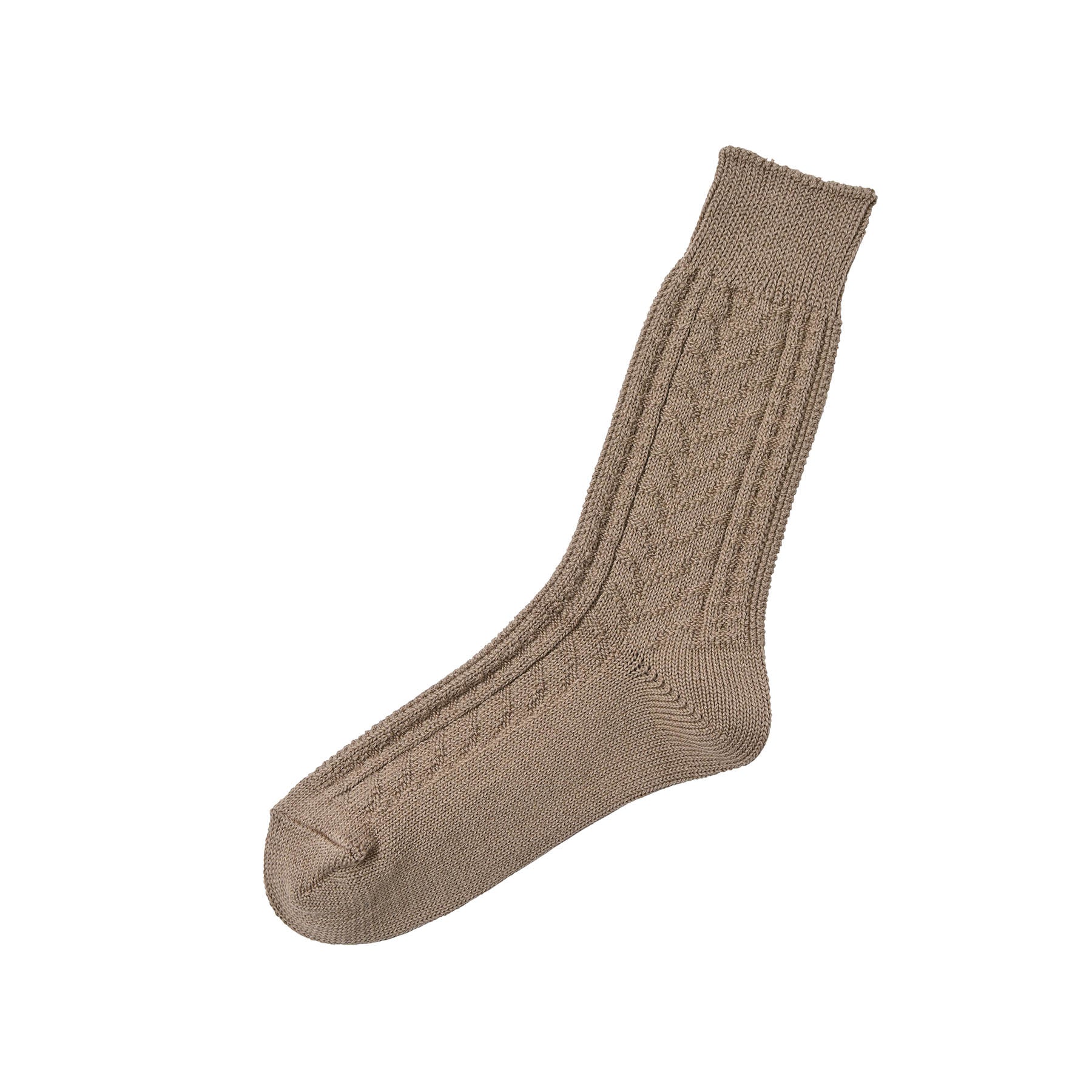 ウールコットンケーブルソックス memeri