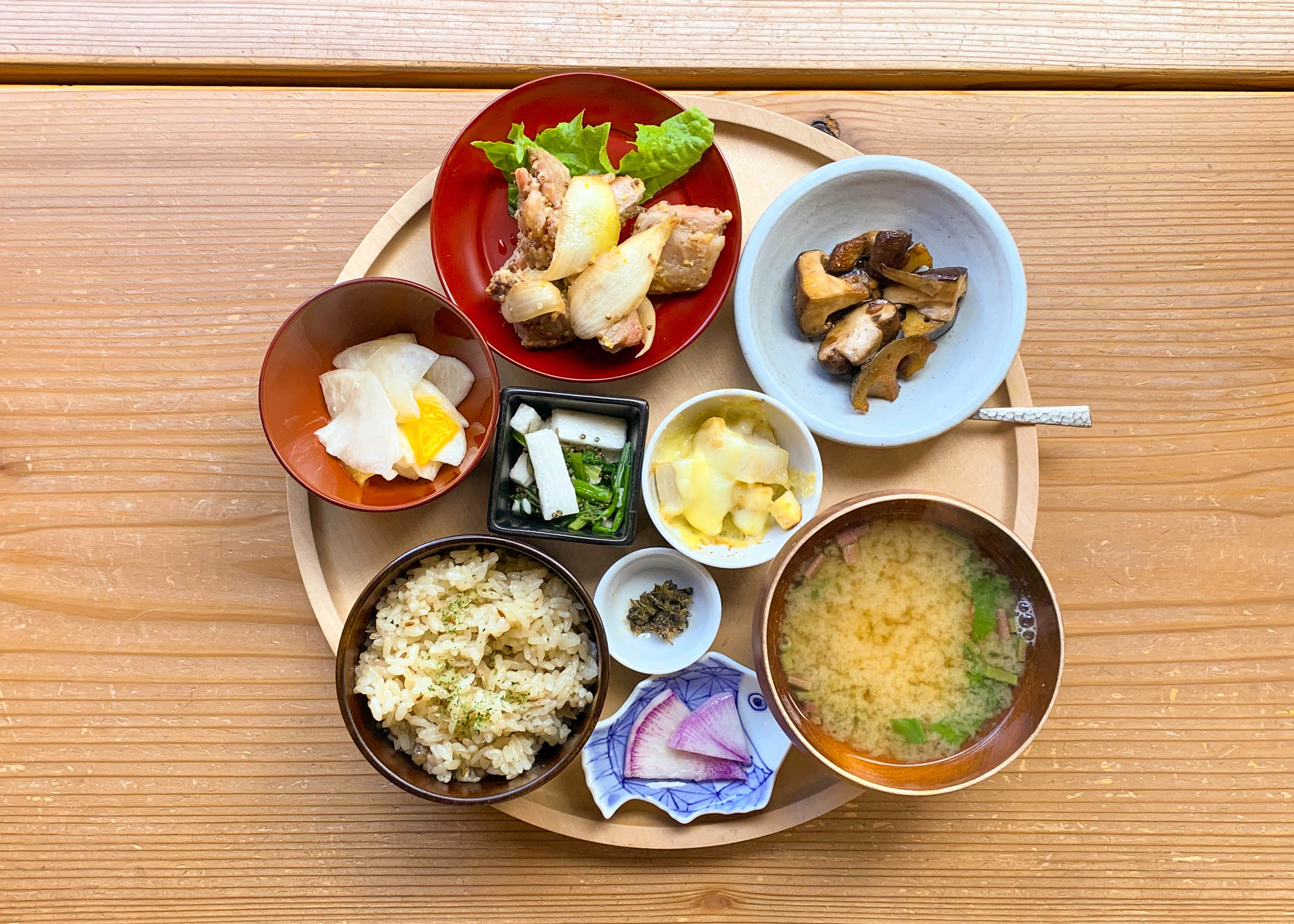 〈No.8〉里芋の味噌チーズの和風グラタン  2021.11