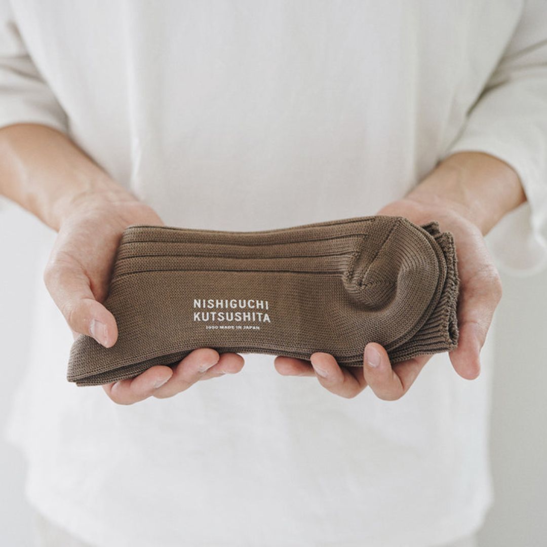 エジプトコットンリブソックス memeri