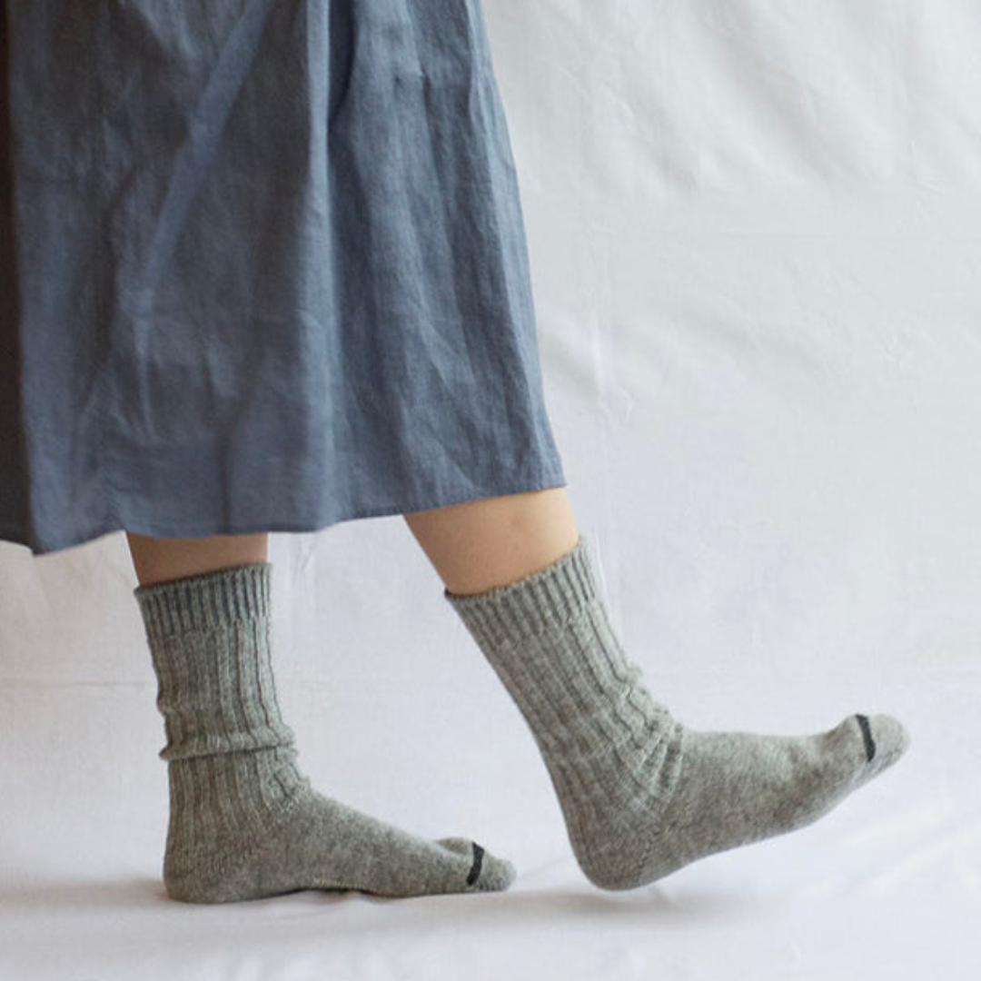 ウールリブソックス NISHIGUCHI KUTSUSHITA