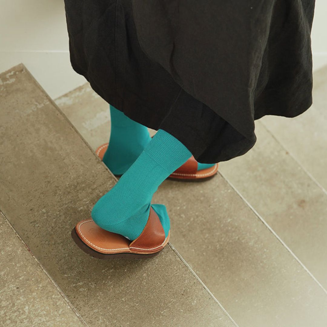 エジプトコットンプレーンソックス memeri