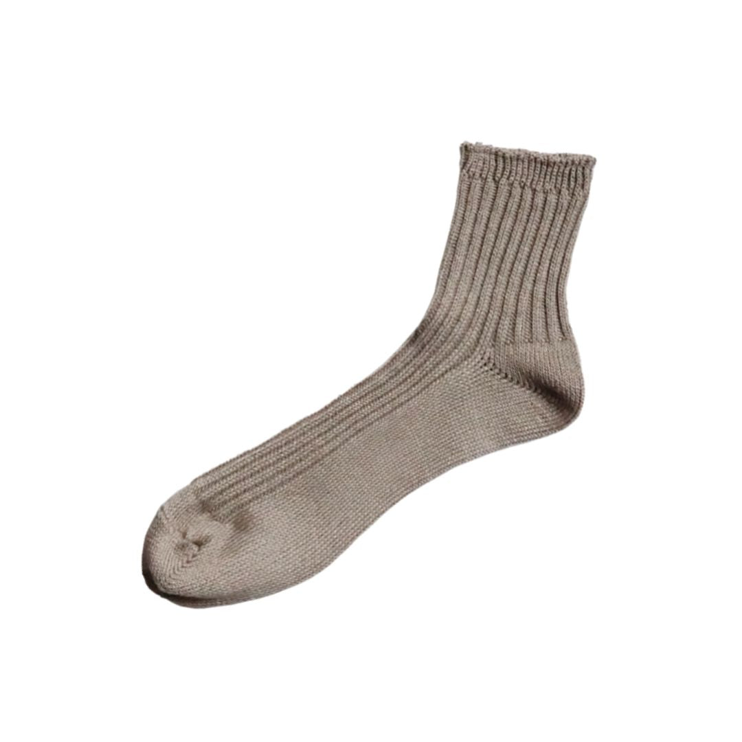 リネンリブソックス NISHIGUCHI KUTSUSHITA