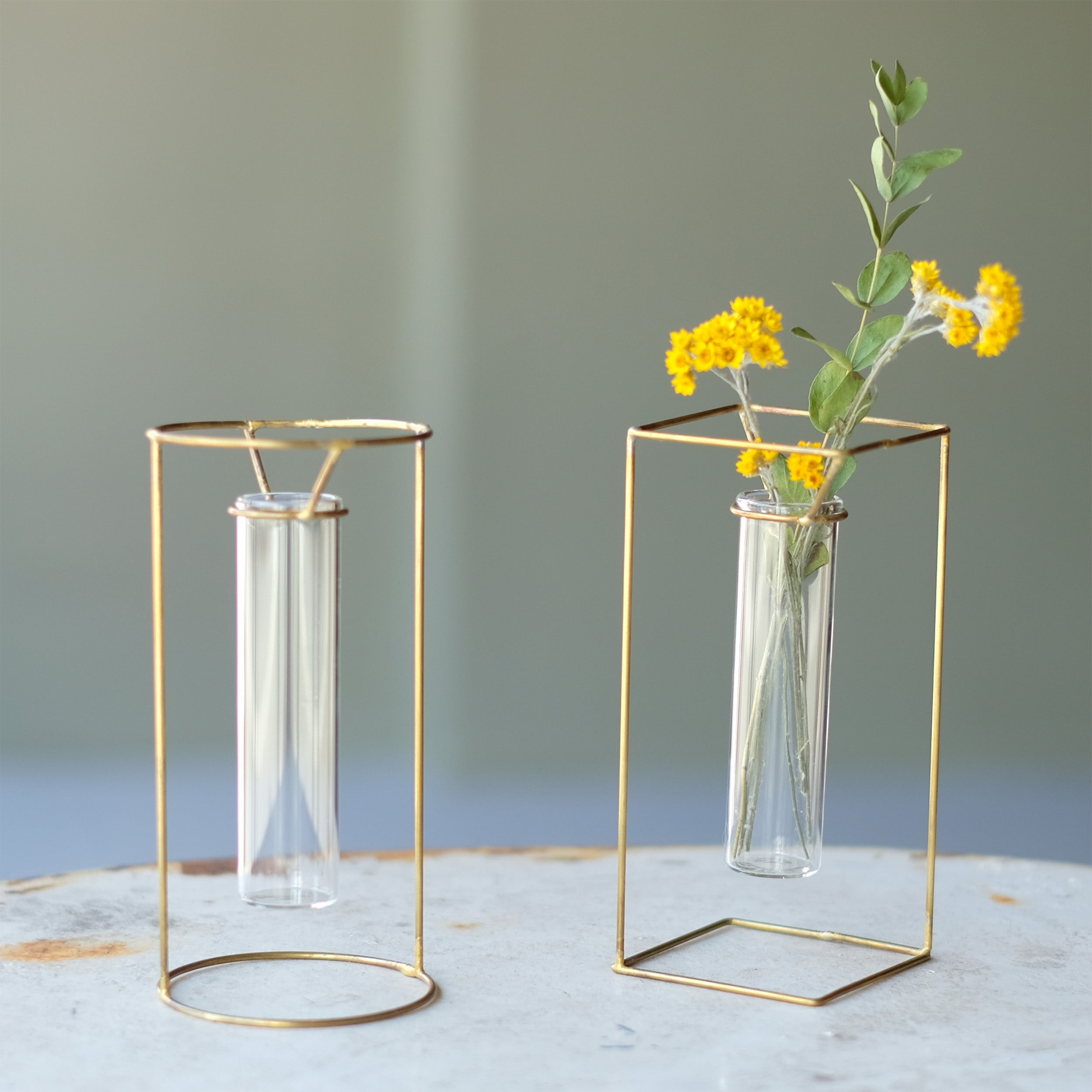 WEST VILLAGE TOKYO｜PIKE stand brass vase｜花瓶・フラワーベース