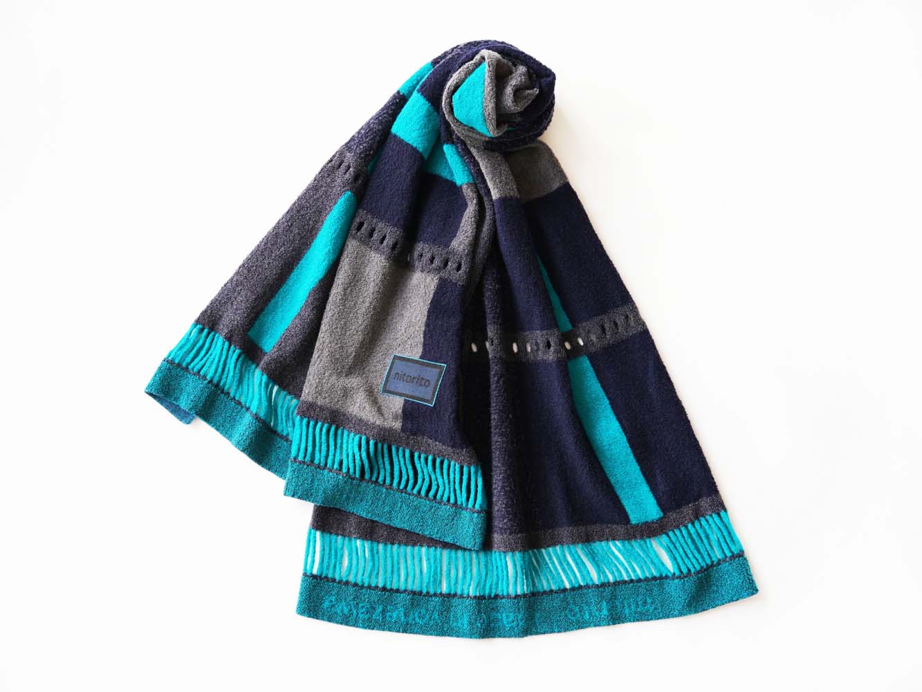 Nitorito（ニトリト）ストール　wadachi 新品　未使用 3WAY/秋冬向け/UNISEX】wadachi チェック柄 ストール / nitorito