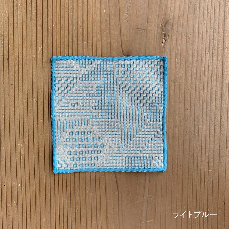 tenp02 福島の刺子織 コースター