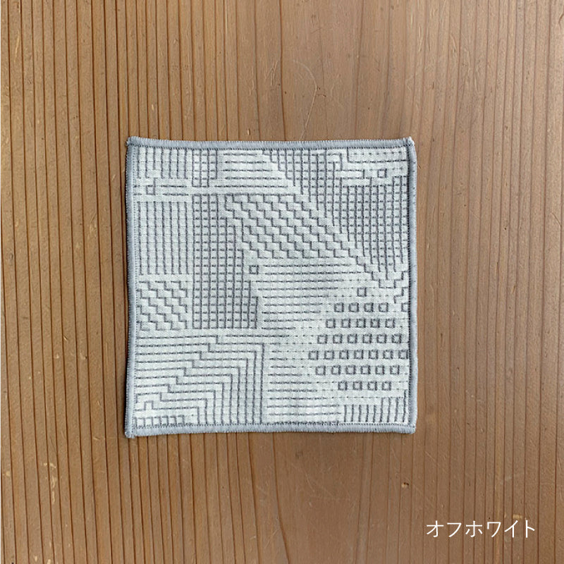 tenp02 福島の刺子織 コースター