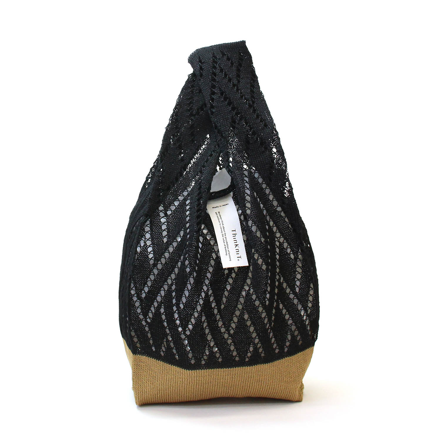 Large Colorblock Tote in Bittersweet / 期間限定発売品！ Tube Colored Basket × Fake Leather WHITE2 | バッグ | CLOUDY