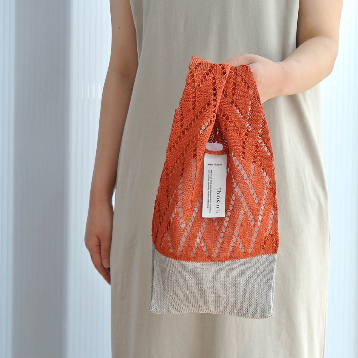 ThinKniT｜marche bag gelato color(マルシェバッグ - ジェラート 